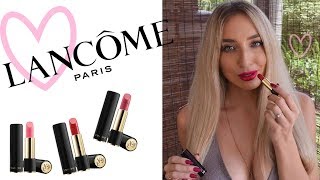 Lancôme Lipstick Review  Beauty Bulletin [upl. by Peggir]