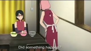 Sarada and sakura talk about Naruto [upl. by Lumbye729]