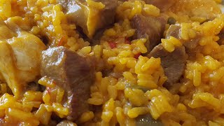 Rica Paella de carne Te lo vas a perder   Cocina con Rock [upl. by Simpson]