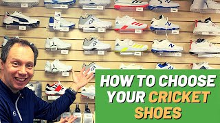 How To Choose Your Cricket Shoes  Cricket Spikes  Key Considerations [upl. by Pearman845]