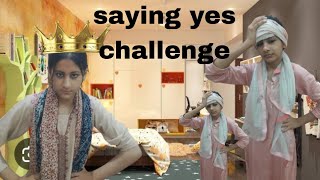 saying yes challenge to malaika ll Natasha malaika vlogs [upl. by Richia899]