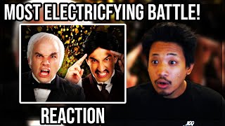 Nikola Tesla vs Thomas Edison Epic Rap Battles of History REACTION [upl. by Annayar985]