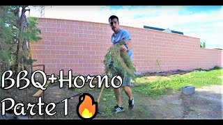 Barbacoa de obra y horno de leña DIY🔥 Episodio 1  Preparación solera hormigón [upl. by Virgie881]