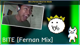 bite Fernanfloo mix cat Mario fnf [upl. by Lekcar]