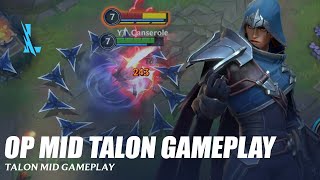 OP Mid Talon Gameplay  Wild Rift [upl. by Nosac]