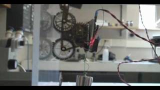 WaalE  Wheeled Climbing Robot Using BioInspired Fibrillar Adhesive [upl. by Tebor26]