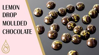 Lemon Drop Moulded Chocolates Full Recipe  Kirsten Tibballs [upl. by Garlen]