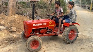 Homemade Mini Mahindra 275 Di Tractor  Homemade Mini Mahindra Tractor  Homemade Tractor  Tractor [upl. by Enirehtahc]