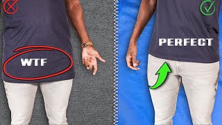 How To Shorten A TShirt EXACTLY Like The PROS [upl. by Simonsen]