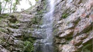 Zeleni vir Schlucht  Wasserfall bei Skrad Gorski Kotar Kroatien [upl. by Arinayed839]