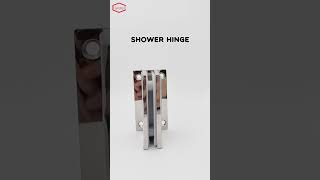 90 Degree Stainless Steel Shower Hinge for Glass Door [upl. by Nossyla140]