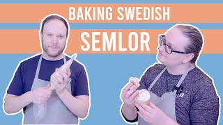 How to make classic Swedish SemlaSemlor for Fat Tuesday [upl. by Efioa]