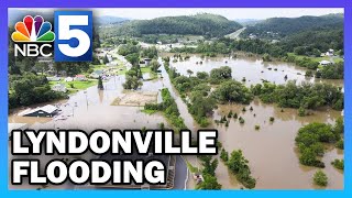 Vermont flash flooding Lyndonville [upl. by Neveda]