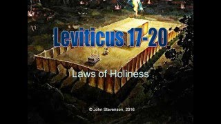 Leviticus 1720 Laws of Holiness [upl. by Drofyar780]