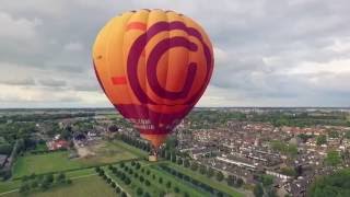 Spectaculaire dronebeelden van een opstijgende luchtballon [upl. by Raman963]