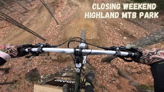 14 trails sample from last weekend HighlandMountainBikePark  POV Georges 10 yo [upl. by Araeit330]