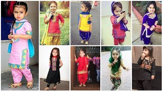 50 trending baby girl kameez salwar designs  Baby Punjabi suit with patiala tulip dhoti salwar idea [upl. by Eeral104]