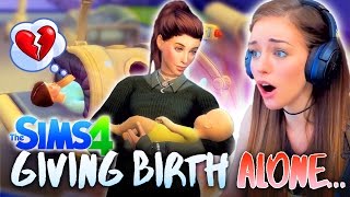 🍼THE BABY IS HERE BUT IM ON MY OWN💔 The Sims 4 16 🏡 [upl. by Nickie]