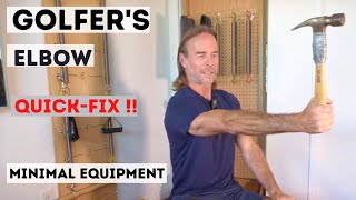 Golfers Elbow  Quick fix amp Tennis Elbow Bonus [upl. by Chansoo]