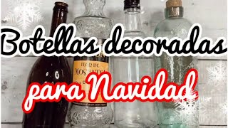 Ilumina tu casa con preciosas lámparas con botellas y luces para navidad [upl. by Venterea]