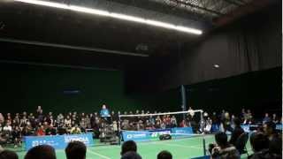 2013 Peter Gade vs Jacky Ruan ClearOne Exhibition Match Game 1 HD [upl. by Nylsaj]