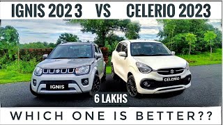 Maruti Celerio 2023 Vs Ignis Which is a better car  Maruti Ignis Vs Celerio 2023  Celerio 2023 [upl. by Bobbi]