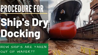 Dry Docking a Ship drydocking shiprepair maritime [upl. by Anirat]