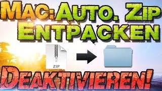 NUR MAC Automatisches Zip Datei entpacken deaktiveren bei downloads  German Deutsch [upl. by Alayne384]