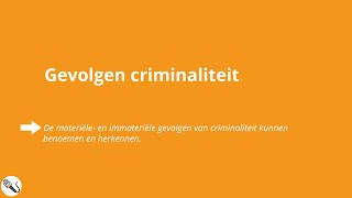 Criminaliteit en Rechtsstaat materiële en immateriële gevolgen [upl. by Etnuad]