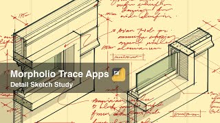 Morpholio Trace App  Detail Sketch Study from Revit [upl. by Brooks]