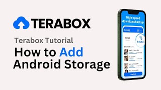 How to Add Phone Storage on Android using Terabox 2024  Free Cloud Storage [upl. by Yniattirb]