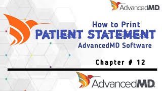 AdvancedMD  12  How to print Patient Statement in AdvancedMD  Billiig Software Training in Urdu [upl. by Danyluk]