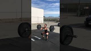 frontsquat crossfitter weightlifting exercisemotivation strongwomen personaltrainer [upl. by Refenej]