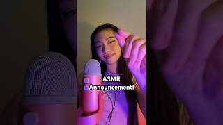 ASMR Announcement  Subs do ASMR [upl. by Robers173]