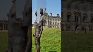 ANTONY GORMLEY art installation at Houghton Hall quotTime Horizonquot relaxing art statues male [upl. by Tracee]