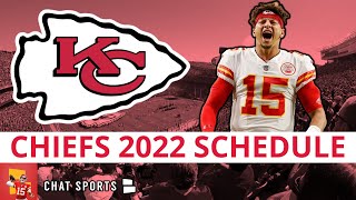 Kansas City Chiefs 2022 NFL Schedule Opponents And Instant Analysis [upl. by Najib]