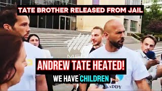 Andrew Tate HEATED after getting released from JAIL  andrewtate [upl. by Elvin885]