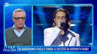 Sangiovanni il ritiro dopo Sanremo e ora il ritorno sui social  La Volta Buona 09102024 [upl. by Cogen]