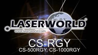 Laserworld  CS500RGY CS1000RGY  Club Series multi color RGY laser projector [upl. by Effie375]