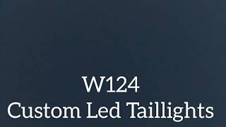 Mercedes w124 led tail lights [upl. by Nisaj]