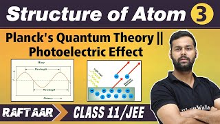 Structure Of Atom 03  Plancks Quantum Theory  Photoelectric Effect  Class11JEE  RAFTAAR [upl. by Damek]