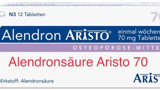 Alendronsäure 70 mg Tabletten Apotheker Beratung [upl. by Ateerys647]