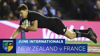 2018 June Test Series First test New Zealand v France [upl. by Razatlab]