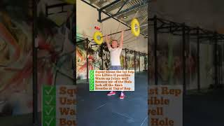 How to Thruster Efficiently  Thruster Efficiency Tips  CrossFit Thrusters [upl. by Eiba]