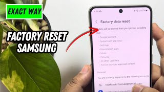 How To Factory Reset Samsung  Reset Samsung to Factory Settings [upl. by Llennhoj]