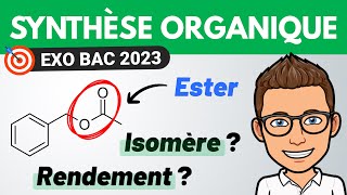 CHIMIE ORGANIQUE  SYNTHÈSE 🎯 Exercice BAC ✅ Terminale Spécialité [upl. by Hubey]