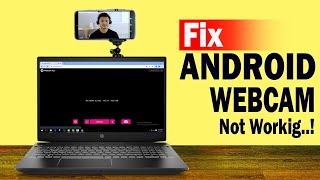 How To FIX External Camera NOT Working on Windows 10 Problem  Mobile Webcam [upl. by Laws]