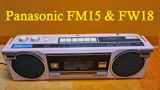 Panasonic FM15 and Panasonic FW18 arrived to my collection [upl. by Pearse]