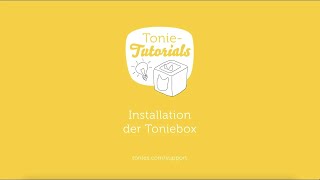 TonieTutorials Toniebox installieren mit Codewort quotIgelquot [upl. by Nekial870]