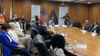 Lt Gov Davis meets with Harrisburg leaders for gun violence roundtable [upl. by Janus336]